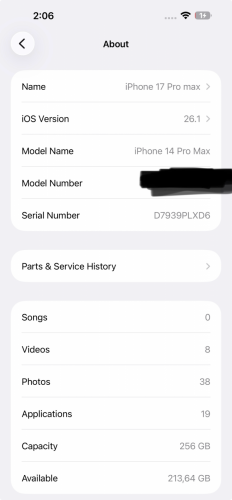 iPhone 14 Pro Max bypass Lct zy 256g luk 200 ទិញឆាតបងបង