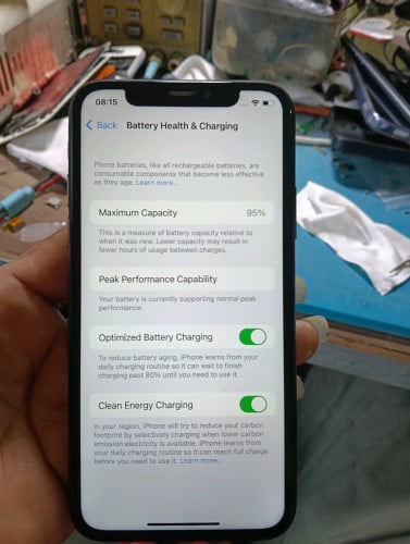 iphone x ម៉ាស៊ីនស្អាតអត់ស្គេនដូចរូប