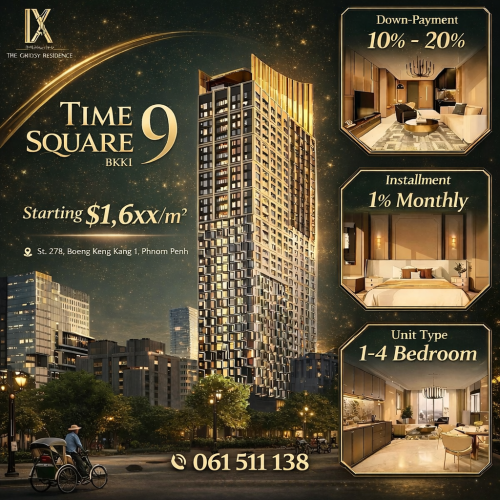 Project in Bkk1 ( Only $1,6xx/m2 )