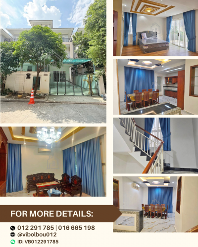 Twin-Villa 4 Bedrooms for RENT near CIA FIRST International School-2004