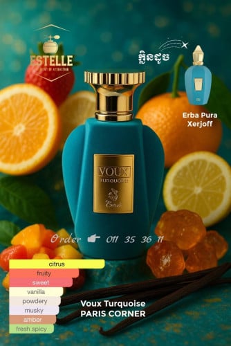 Voux Turquoise Paris corner