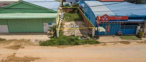 ដីលក់នៅលើផ្លូវធំ ផ្លូវរកស៉ីទល់មុខបុរី និង នៅក្បែរបុរីធំៗជាច្រើន ទីតាំង ក្រាំងធ្នង់ សែនសុខ ភ្នំពេញ