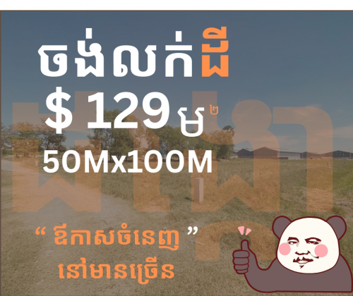 ចងលក់ដី lដង្កោ lផ្លូវល្អ តម្លៃក៏ល្អ