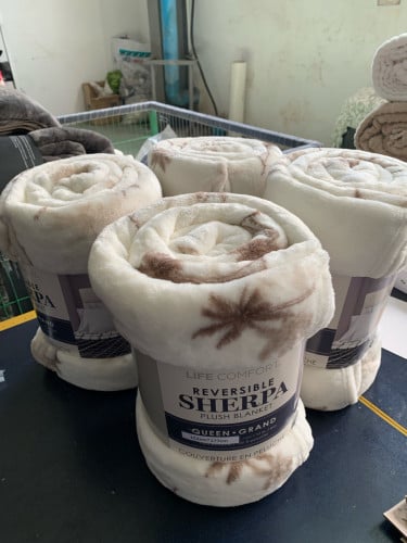 Blanket soft cozy comfort ភួយសាច់កម្ញីត្រជាក់ទន់កត់ក្តៅ មានផាសុខភាព