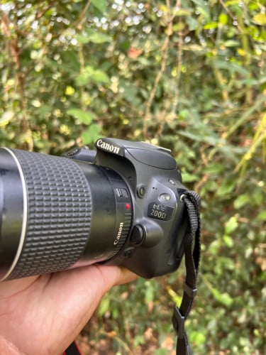 Canon 200D + Lens 75-300mm គុណភាពល្អ!