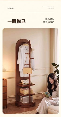Full-body mirror with rotating dressing mirror全身镜旋转穿衣镜全身