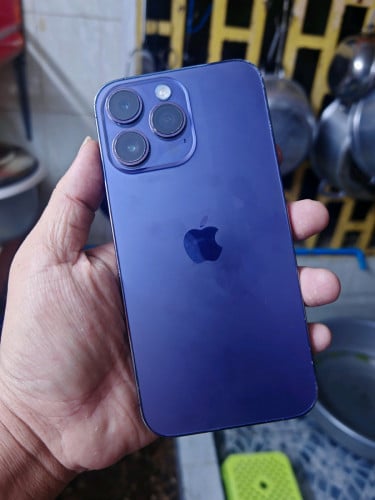 Iphone 14Pro max 128G ដាក់បានsim2 អេក្រង់ថ្មី