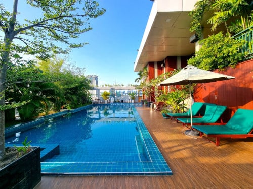 N374 | BKK1 - Nice Serviced Apartment 2 Bedrooms with Pool and Gym