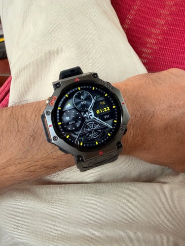 New T-Rex 3 Ultra GPS Smart Watch Men 3ATM IP68 Waterproof Built-in Dual-band GNSS Compass 35$