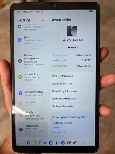 Samsung galaxy Tap A9