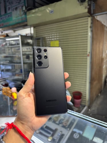 Samsung S21Utra 256G Ram12G Sim1 Korea. សានុំដានអេក្រង់ អ៊ុចតិច