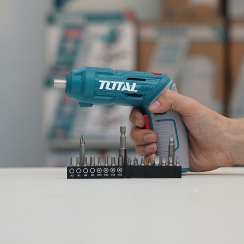 🎁ចូលឆ្នាំចិន 20% OFF🎁 TOTAL Cordless Screwdriver Set (Electric Precision Driver) (TSDLI0442)