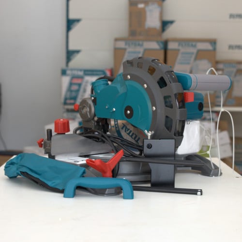 ប្រូម៉ូសិនចូលឆ្នាំ 20% OFF✨ TOTAL Mitre Saw 1400W (Industrial) (TS42142107)
