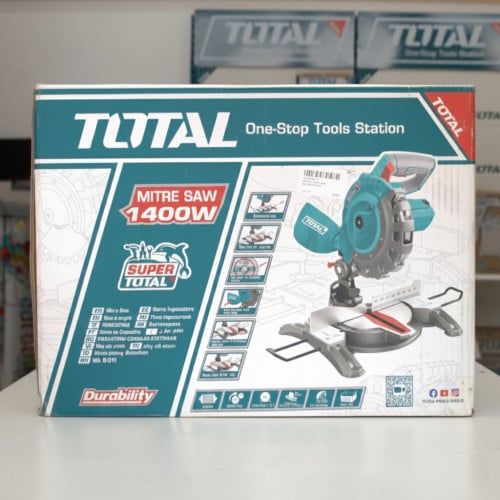 ប្រូម៉ូសិនចូលឆ្នាំ 20% OFF✨ TOTAL Mitre Saw 1400W (Industrial) (TS42142107)