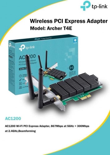 TP-LINK Wireless PCI Express Adapter អីវ៉ាន់មាននៅក្នុងស្តុកស្រាប់បងមានធានារយះពេល3ឆ្នាំ 📩
