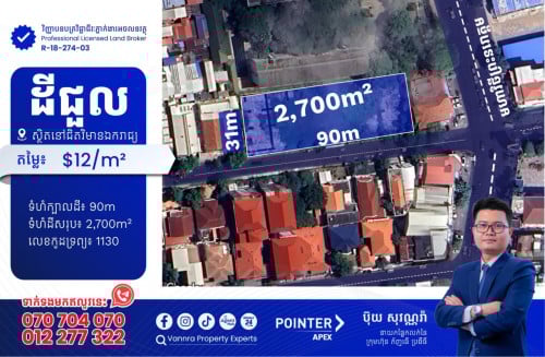 ដីជួលជិតវិមានឯករាជ្យ