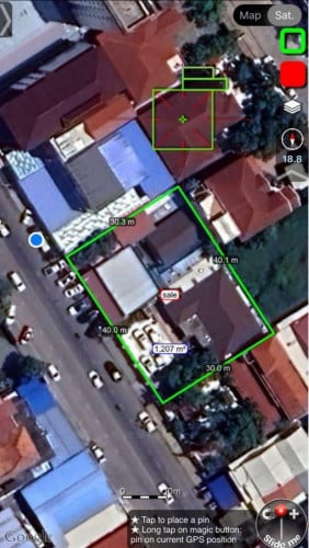 ដីលក់តម្លៃល្អ លើផ្លូវធំ ទួលគោក