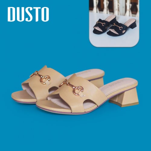 ស្បែកជើងស៊កកែងនារីម៉ូតថ្មី DUSTO-DW1017