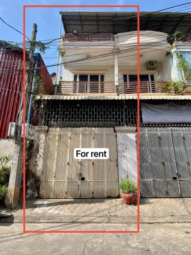 ផ្ទះសម្រាប់ជួល រកស៊ីបាននៅសង្កាត់ផ្សារដើមថ្កូវ   | Shop house for rent at Phsa Derm Thkov