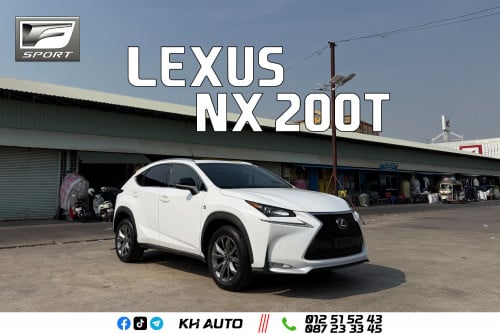 2016 LEXUS NX 200T F-Sport Auto Check ពិន្ទុខ្ពស់ លំដាប់ប្រភេទមេឡាន