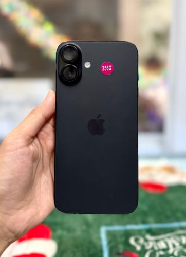 IPhone 16 Plus ទំហំផ្ទុក (256G) តួស្អាត 98% Model X/A Color Black