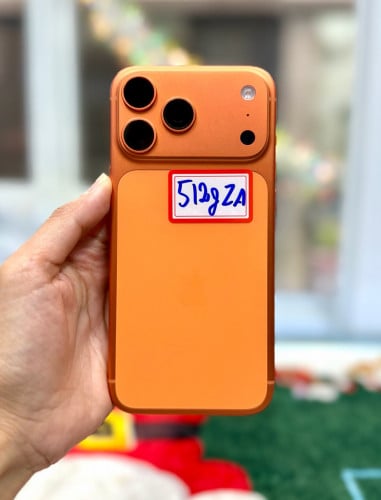 IPhone 17 Pro Max ទំហំផ្ទុក (512G) តួស្អាត 98% Color Orange