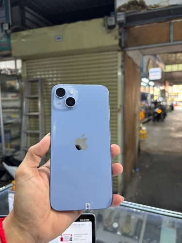 Iphone14plus 128G LL ប្រើeSIM ជាំអេក្រង់ ថ្ម98%