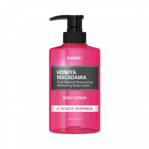 KUNDAL Body Lotion - Honey & Macadamia (Acacia Moringa) | ឡេលាបខ្លួន