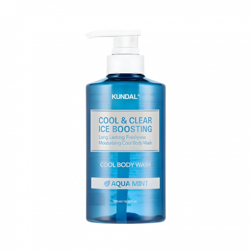 KUNDAL Body Wash - Cool & Clear Ice Boosting (Aqua Mint) | សាប៊ូដុសខ្លួន