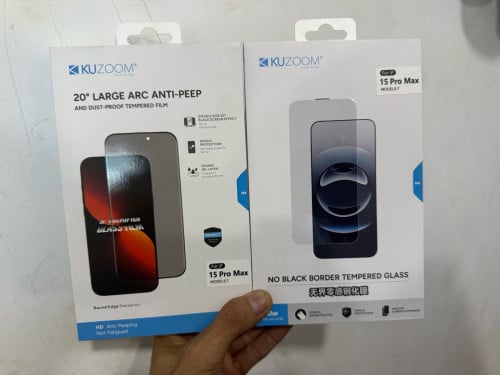 KUZOOM Screen protector iPhone គុណភាពខ្ពស់