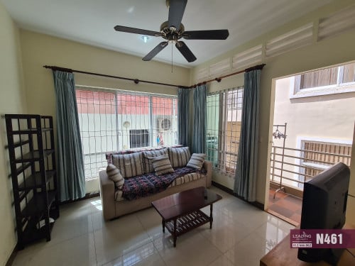 N461 | Western Fully Furnished 1 Bedroom with many windows for Rent in BKK3