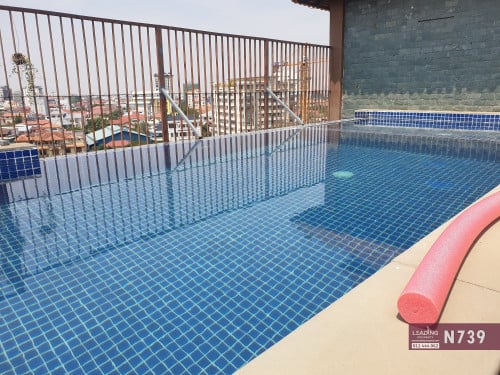 N739 | 2 Bedrooms Serviced Apartment For Rent With Swimming Pool in Toul Kork