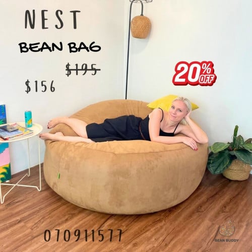 Nest Bean Bag សាឡុងអង្គុយគ្រាប់ស្នោ