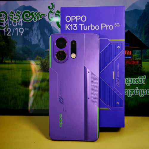 OPPO K13 turbo Pro 5G (វៃដូបាន)មានធានាច្បាស់លាស់ត្រឹមត្រូវ