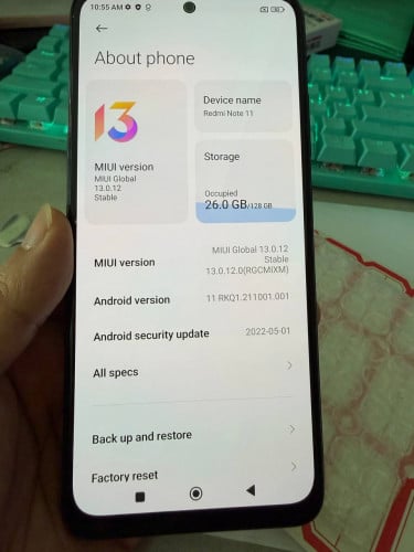 Redmi Note 11 6g+128g Global