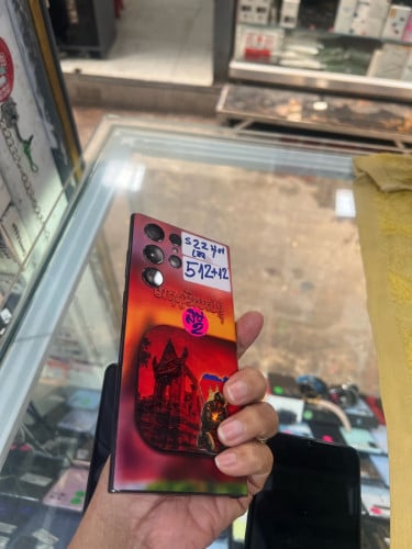 S22 Ultra  512g12G សីម2 98%សានុំ