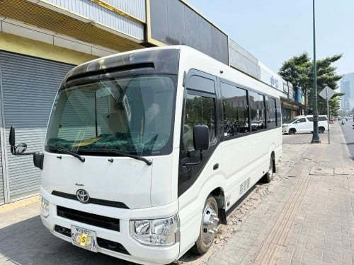 Toyota coaster 2020 លក់ ឡានថ្មីខ្លាំងណាស់ ថ្នាំសុីន១ជុំ ម្ចាស់ដើមទិញខ្លាញ់គោពីក្រុមហ៊ុន