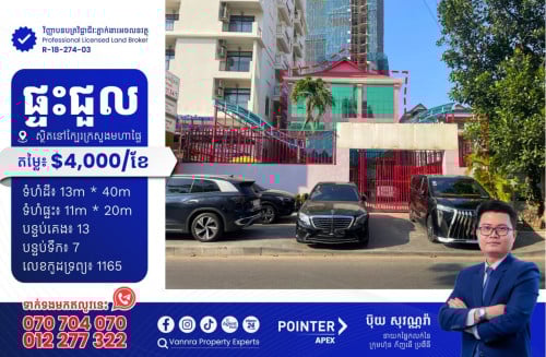 ផ្ទះជួលនៅជិតក្រសួងមហាផ្ទៃ