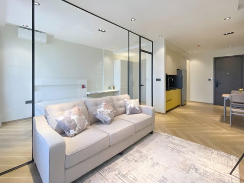 𝐅𝐨𝐫 𝐑𝐞𝐧𝐭: 1-Bedroom Apartment – Time Square 5, 📍Centre BKK1