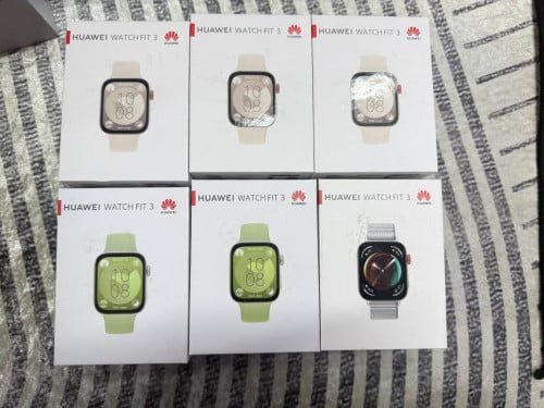 ទើបកាត់បាន តិចតួចស្អាត់Huawei watch fit 3  New44mm 100%59$