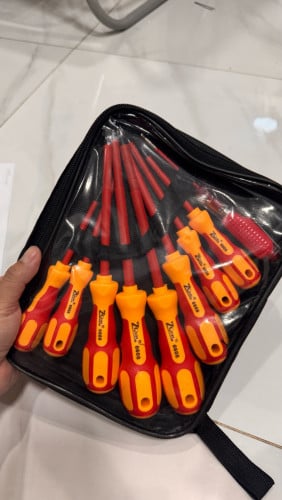 ឈុតទួណឺវីសមានអ៊ីសូឡង់ (Insulated Screwdriver Set)