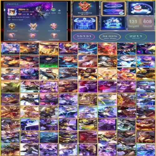 Account mobile legends 370 ចរចារ