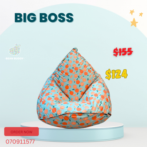 Big Boss Bean Bag សាឡុងអង្គុយគ្រាប់ស្នោ