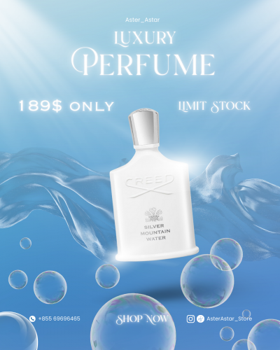 Creed silver mountain water 🤩