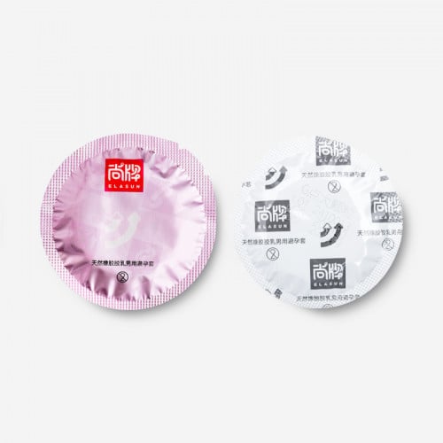 Elasun G 3in1 Condom ស្រោមអនាម័យគ្រើមឆ្នូតចំរុះ