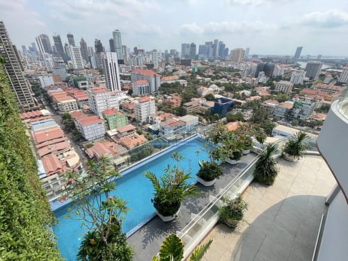 N1019 | Gym, Pool, 2 BEDROOMS Apartment in Boeng Trabek