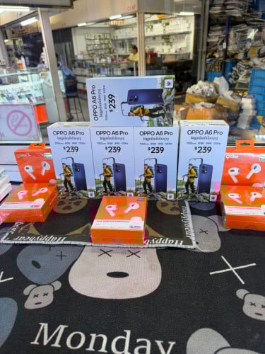 Oppo A6 pro new box ក្រុមហ៊ុន