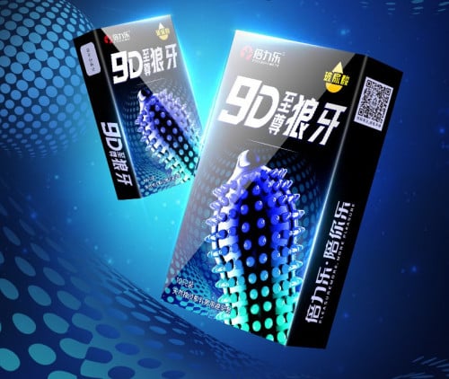 PM 9D Condom ស្រោមអនាម័យគ្រើមគ្រាប់ធំ