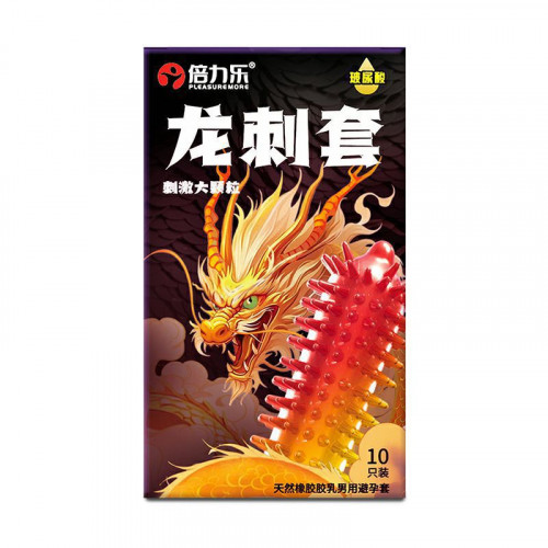 PM Dragon Condom ស្រោមអនាម័យគ្រាប់ធំ ពេញផ្ទៃ