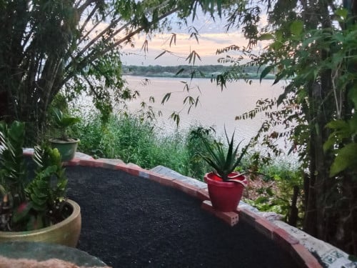 Riverfront house for sale.